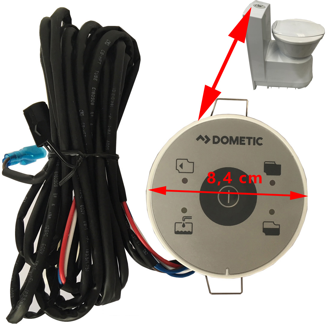 Dometic commande complet des toilettes Dometic pour CTSXXXX, CTLPXXXX SP-576-PCB-AS-B01