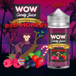 E-liquide Red Monkey 100 ml – Wow Candy Juice