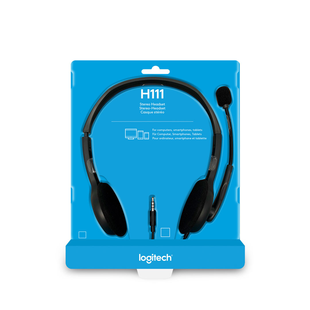 Logitech Casque H111 Multidispositif Stéréo Avec micro – Image 3