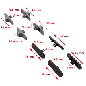 Dometic, butée de porte ou verrouillage pour les portes des RMD10.5XS, RMD10.5S, RML10.4S, RCD10.2XS qui comportent la fonction d’ouverture droite et gauche