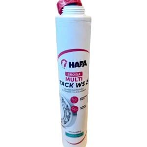 Graisse Multiservice Adhérante Tous Supports Tack WS 2 – HAFA Brosia – Lithium Calcium Grade NLGI 2 – Cartouche à visser 400g