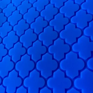 Tapis silicone dentelle comestible Quadrilobe