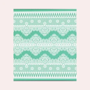 Tapis silicone dentelle comestible Chantilly